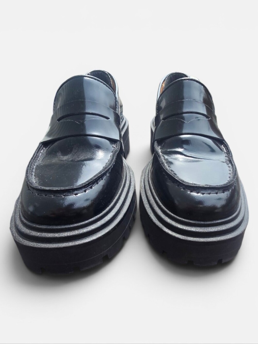 Thursday Boot Company Black Patent Loafer Flats - Picture 5 of 9